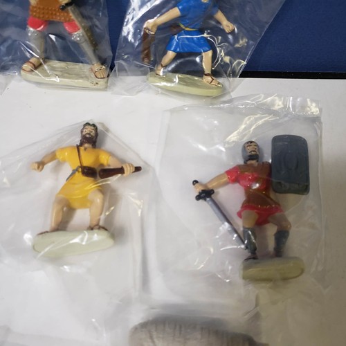DAVID AND GOLIATH Biblical Set PCi Plastic Figures Cake Toppers 1997 NEW Sealed - Picture 5 of 8
