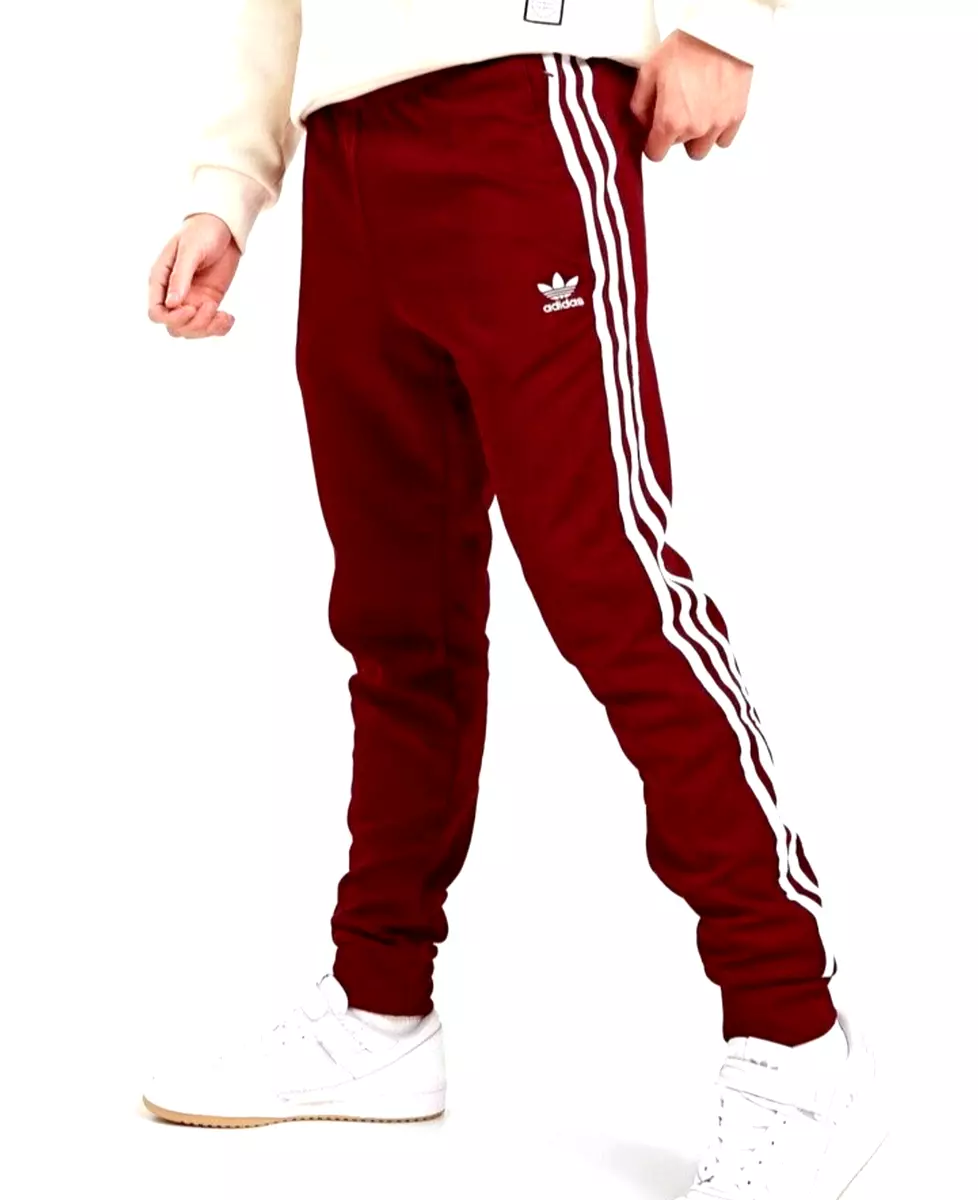 NEW MEN'S ADIDAS ORIGINALS SUPERSTAR CUFFED TRACK PANTS ~SIZE