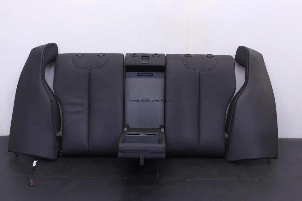 BMW 335xi 13 14 15 REAR SEAT BACKREST TOP CUSHION W/ BOLSTERS LEATHER BLACK OEM Foto 2 de 4