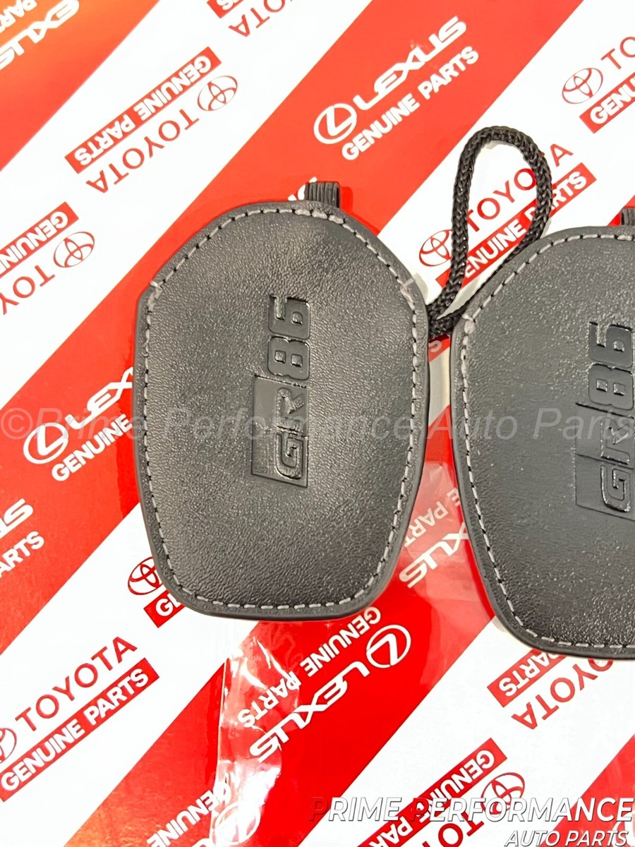 Toyota 2022-2025 GR 86 Black Leather Key Glove Cover Genuine PT420