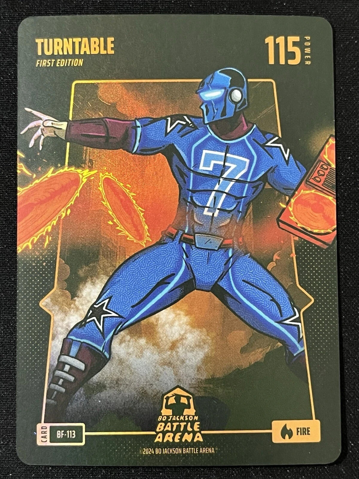 2024 Bo Jackson Battle Arena Trea Turner Turntable BATTLEFOIL Fire First Edition