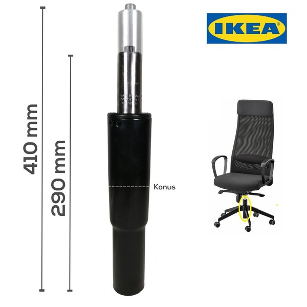 🔴 Silla de oficina IKEA MARKUS repuesto muelle de presión de gas resorte muelle de gas amortiguador RANGO