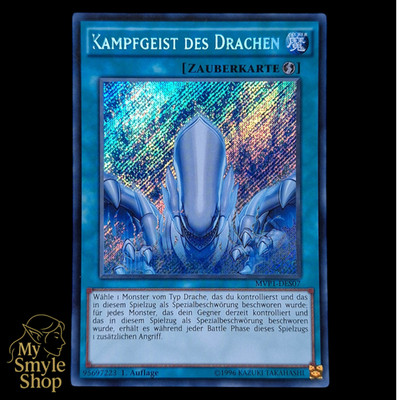 YuGiOh - Kampfgeist des Drachen - MVP1-DES07 Secret Rare 1. Auflage DE & NM