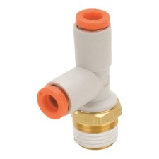 SMC KQ2Y11-36AS Male Run Tee,3/8",TubexMNPT 36W974