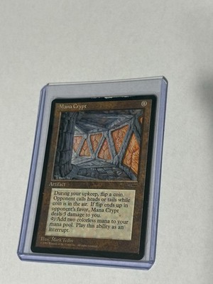 Magic The Gathering Mana Crypt Promo Media 90s Card