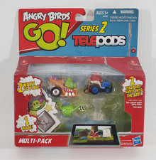 Series 2 Angry Birds Go Telepods 2-Pack - Red Bird, Green Pig - NIP