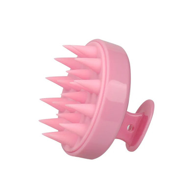 Silicone Shampoo Brush Head Scalp Massage Comb Clean the Scalp Thoroughly Body M