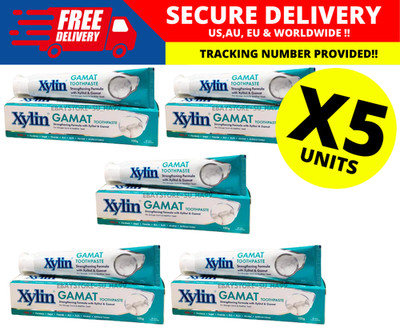 5 Tubes COSWAY Xylin Gamat Toothpaste for Teeth Traditional Formula 100ml