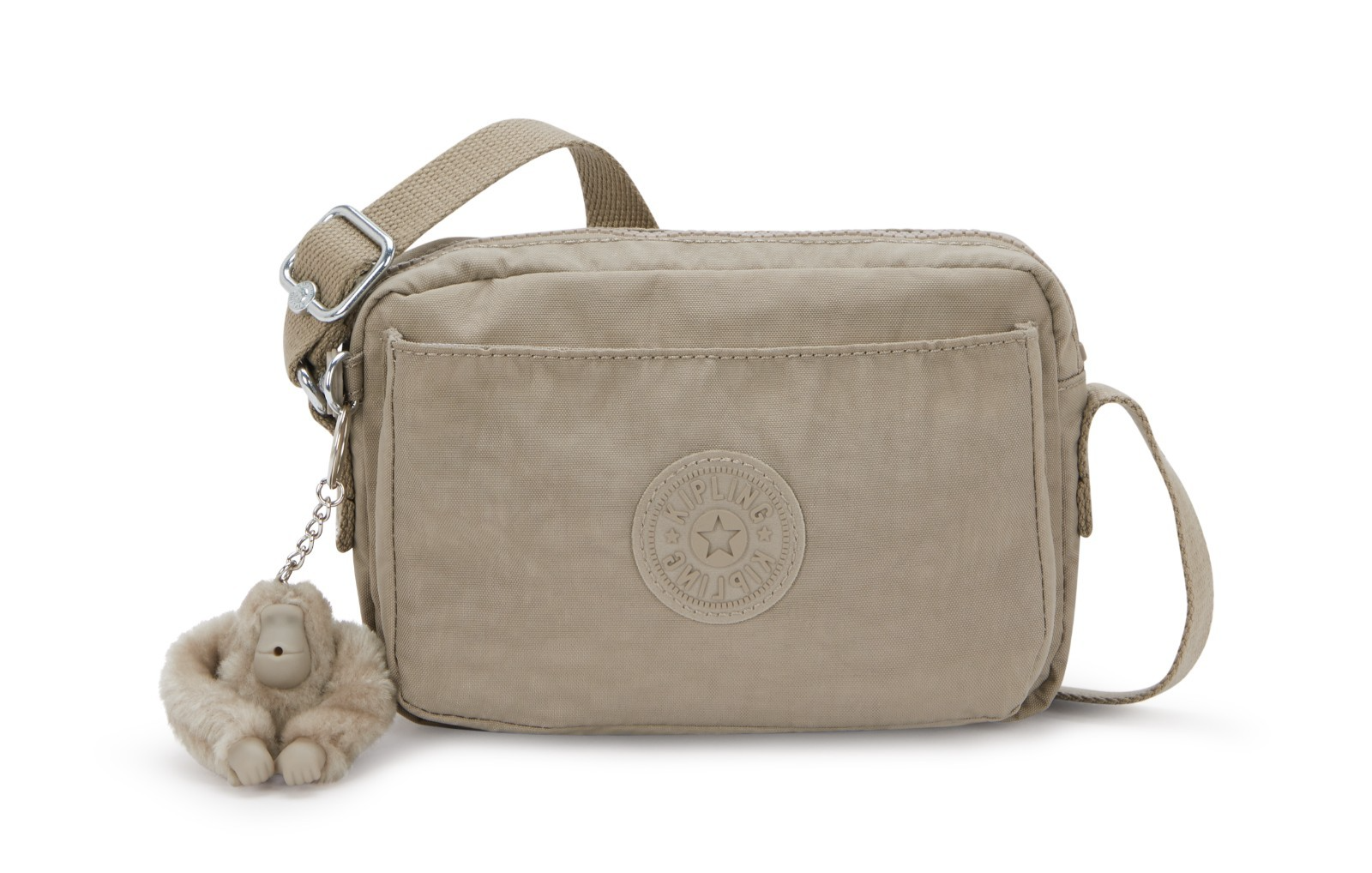 Kipling ABANU Small  Crossbody Bag - Soft Taupe RRP £73