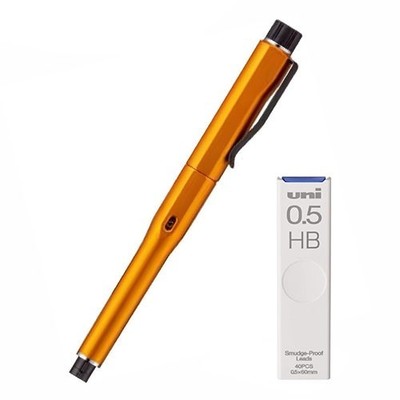 Uni Kuru Toga DIVE Druckbleistift 0,5 mm - Twilight Orange + Minenminen