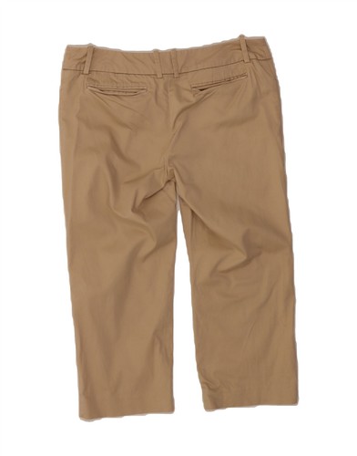 MOSSIMO Womens Straight Capri Trousers US 8 Medium W32 L20 Beige Cotton DB52 - Picture 2 of 3