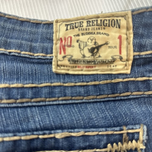 True Religion Jeans Womens 28 Blue Denim Pants Billy Jeans Rn 112790 - Picture 3 of 15