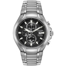Image of Citizen Gents Super Titanium Eco-Drive Bracelet Watch CA0700-86E