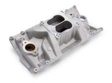 Edelbrock Performer Rpm 4vq-jet Intake Manifold For Chevy Sbc Vortec Marine