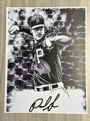 Paul Skenes MLB Wall Art Photo - 8.5x11 Pirates Baseball Poster Print
