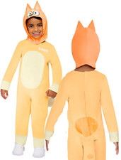 Bingo Deluxe Costume Bluey Fancy Dress Outfit Kids Official Toddlers Age 2-6