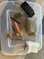 German RIFLE, PISTOL CLEANING KIT IN CANISTER  RG57 TGL 108-54004