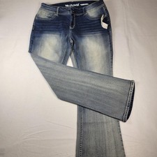 WallFlower Jeans Size 17 Blue Denim Luscious Curvy Fit Bootcut Insta Stretch