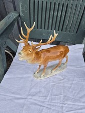 METZLER & ORTLOFF Porzellan Figur Hirsch