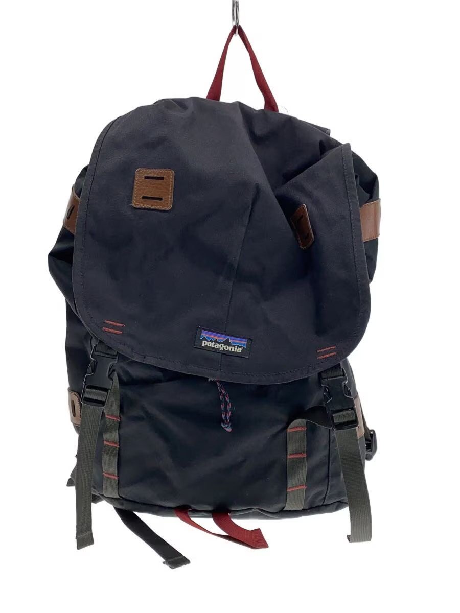Patagonia Backpack, Polyester, Black, Solid Color… - image 1