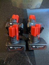 X4 12v 6.0ah Batteries For Milwaukee M12