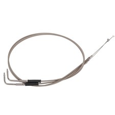 39" 43" 47" 51" Stainless Steel Throttle Cable Wire Kit Idle Cable with Harle...