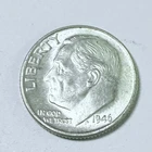1946 Roosevelt Dime 90% Silver 10C Circulated Coin #6015