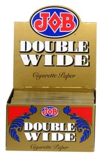JOB Gold Double Wide Rolling Papers - Classic Cigarette Paper Pack - Premium