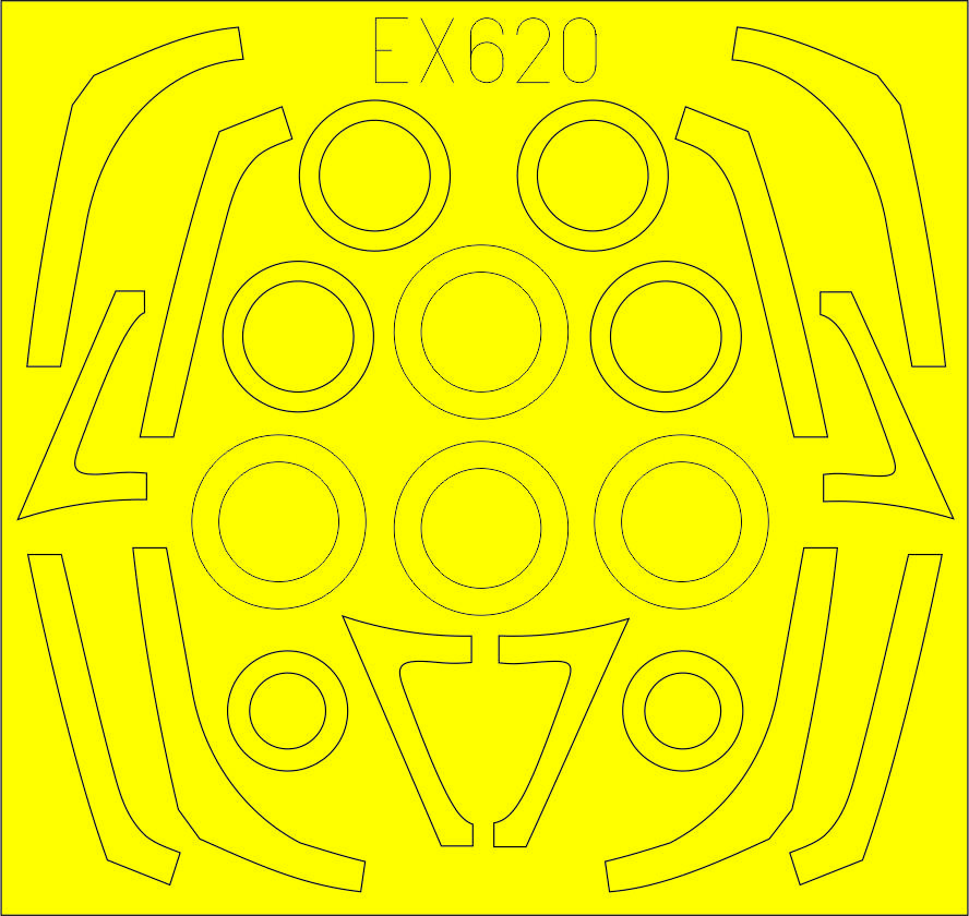 Eduard Accessories EX620 1:48 - F-16C/N TFace For Tamiya - New