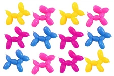 12 Mini Balloon Dog Stretchy Toy - Cute Squishy Sensory Fidget Toy - Party Fa...