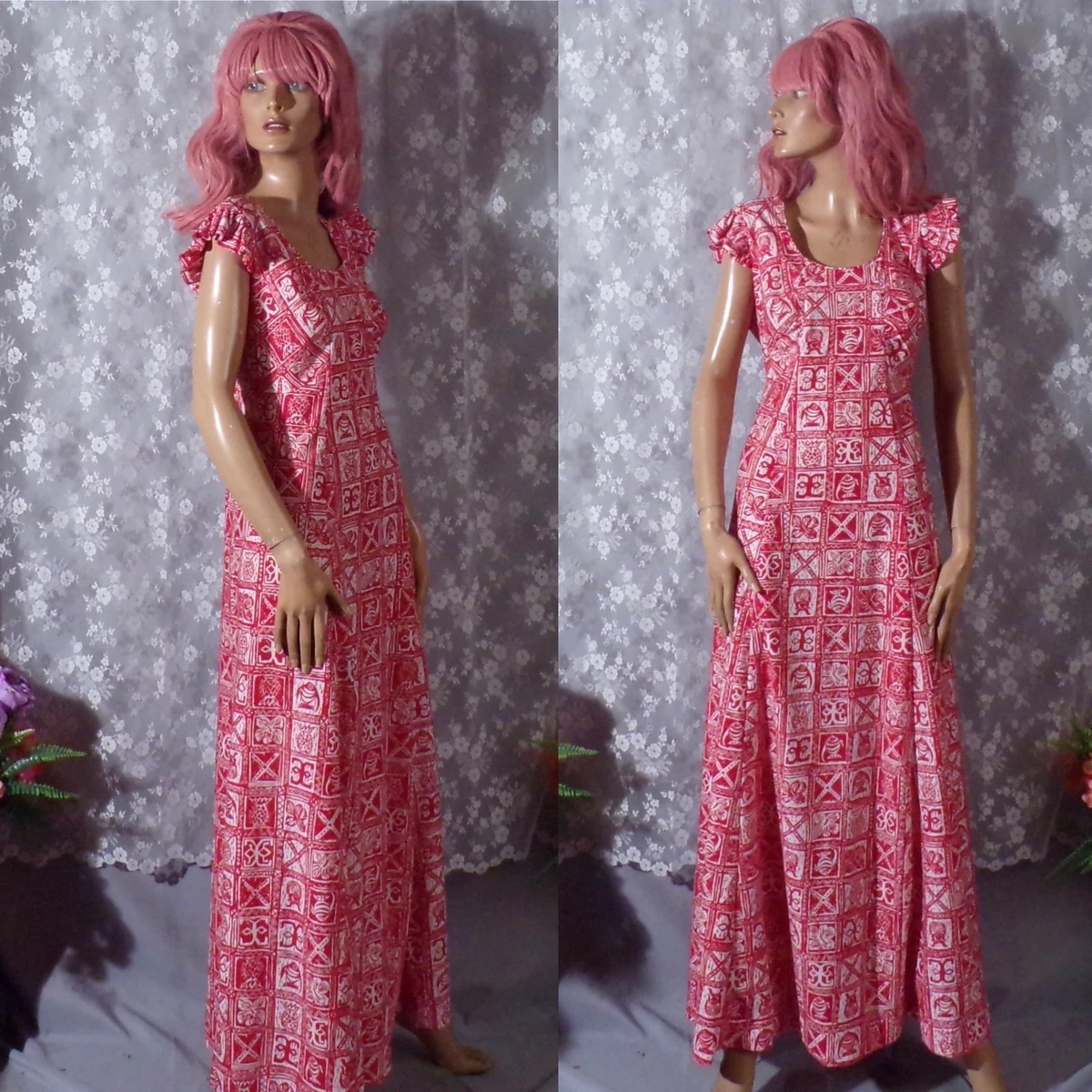 Summer/Beach Plus Size Maxi Vintage Dresses for Women for sale | eBay