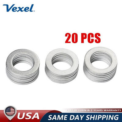 #ad 20PCS 14mm Oil Drain Plug Crush Washer Gaskets Kit For Honda Acura # 94109 14000 $2.69