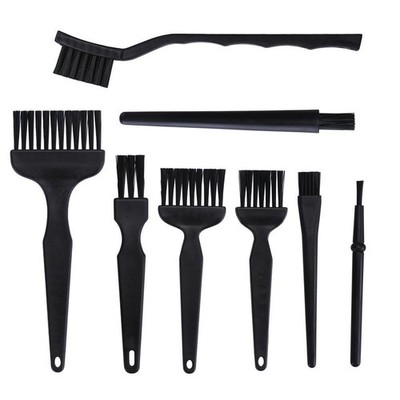 8Pcs ESD Safe Anti Static Brush Set Detailing Cleaning Tool for Mobile Phone ...