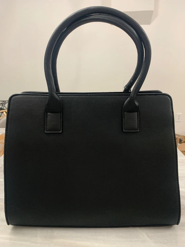 DELUXITY  black vegan faux leather  purse  new with tags - Image 2 of 2