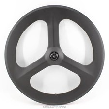 Cerchio carbonio 700c 3 razze ingranaggio fisso pista bici strada set ruote fibra clincher 