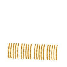 Osilly 20PCS Car Wheel Stripe Reflective Stickers, Night Safety Warning Yellow
