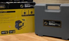 SitePro Self Leveling 3 Point Alignment Red Laser 28-KS2L & Carrying Case NEW