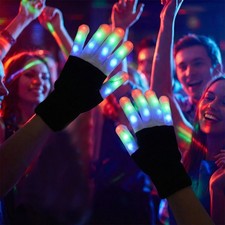 Adult Kids Glowing Gloves Led Gloves Led Gloves Led Finger Lights Light Up
