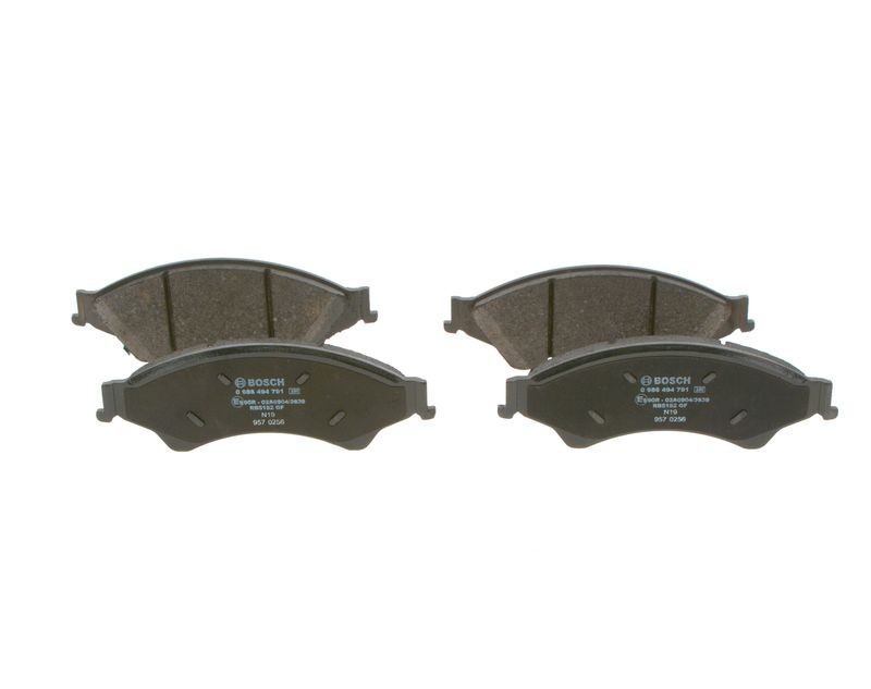 Plaquettes de frein BOSCH 0986494791 à haute endurance thermique pour Ford 1723410