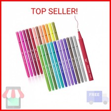 Mr. Pen- Colored Fineliner Pens, 24 Pack, 0.4mm, Ergonomic Triangular Barrels, S