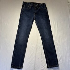 Levi's 510 Skinny Jeans Mens 30x30 Fits 30x28 Dark Wash Blue Denim Stretch