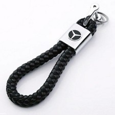 F&uuml;r Mercedes Benz: Leder Schl&uuml;sselanh&auml;nger Autoschl&uuml;ssel Keyring Anh&auml;nger