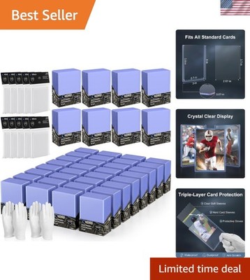 Complete Card Protection Set: 1000 Top Loaders + 1000 Clear Sleeves 3" x 4" | eBay Complete Card Protection Set: 1000 Top Loaders + 1000 Clear Sleeves 3" x 4" | eBay