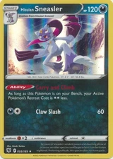 HISUIAN SNEASLER 093/189 ASTRAL RADIANCE POKEMON (HOLO RARE, NM)