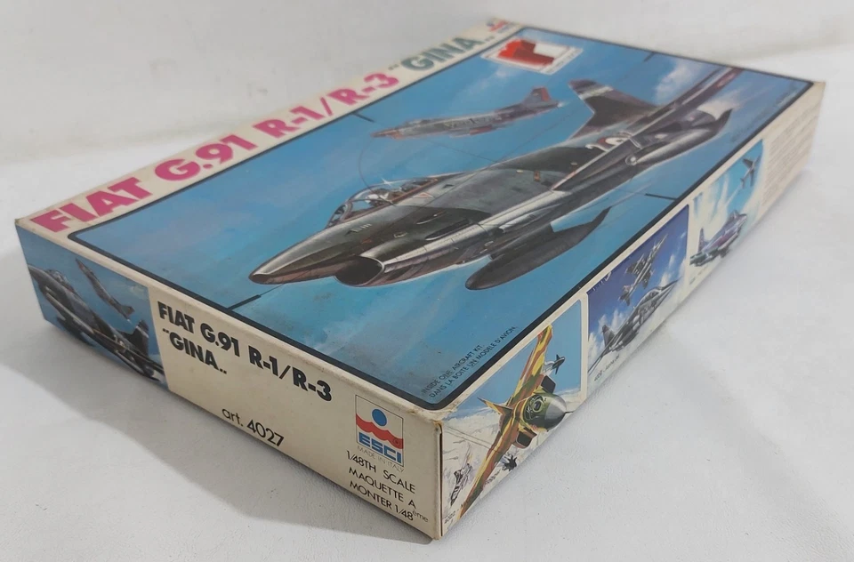 I133320 KIT ESCI 1/48 n. 4027 - Aereo FIAT G.91 R-1/R-3 Gina - Immagine 2 di 4