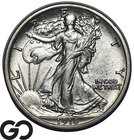 1916 Walking Liberty Half Dollar, Key Date, Choice Unc++ RARE!