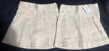The Children's Place Girl's Size 5T Khaki Uniform Skort Lot of 2