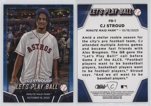2024 Topps Series 2 2023 Let's Play Ball Blue CJ Stroud #PB-1