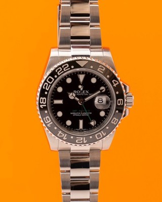  Rolex GMT Master II 40mm 116710LN Black Green Arrow 2011