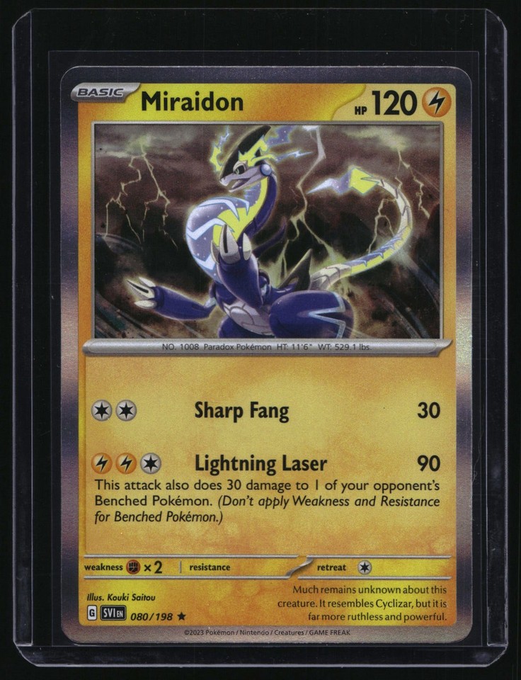 Pokémon Scarlet & Violet Base Miraidon # 080/198